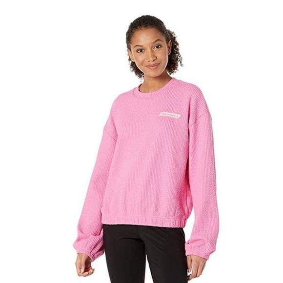 New Balance Transform Spring Loft Pullover Women’s S Oversized Stretch Pink - Picture 1 of 8